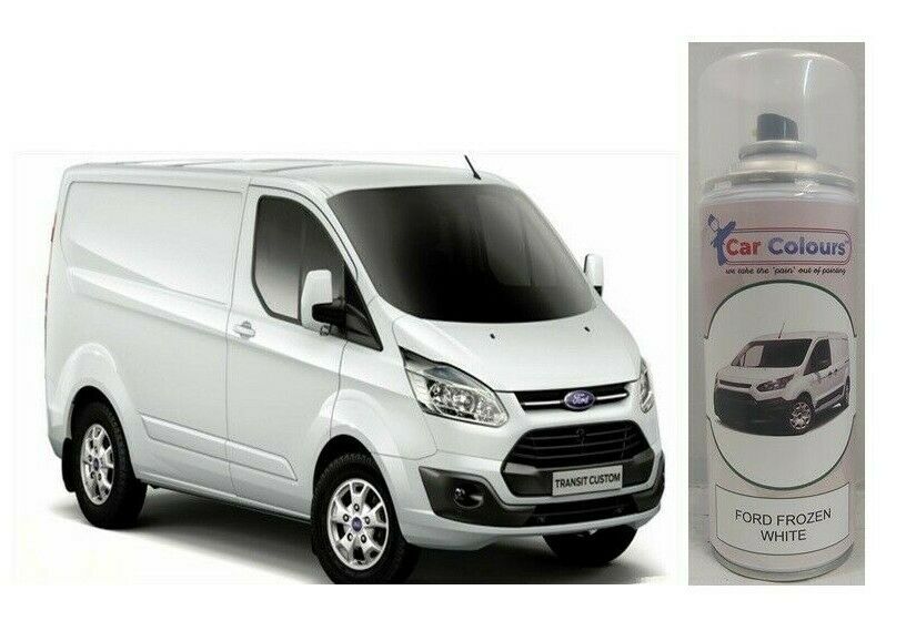 Ford Frozen White Aerosol Rattle can 400ml Fiesta KA Focus Transit Van Kuga