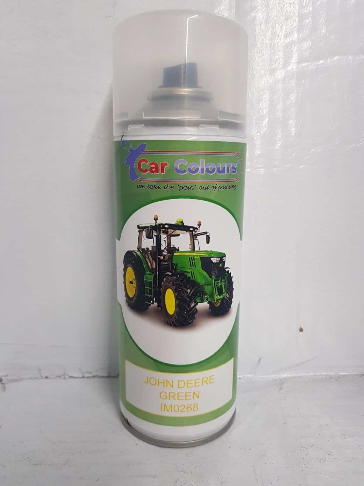 John Deere Green Gloss Tractor Spray Paint Aerosol Rattle Can 400ml Acrylic