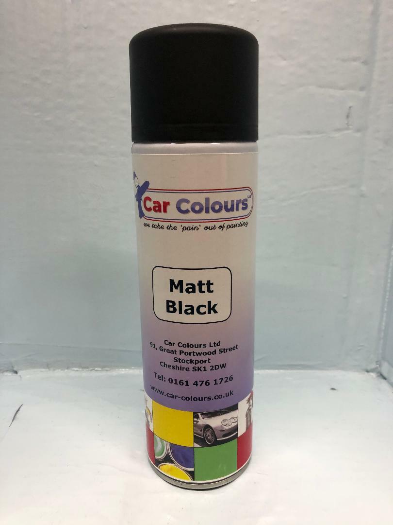 MATT BLACK AEROSOL MATTE SPRAY PAINT RATTLE CAN HIGH QUALITY FREE POSTAGE