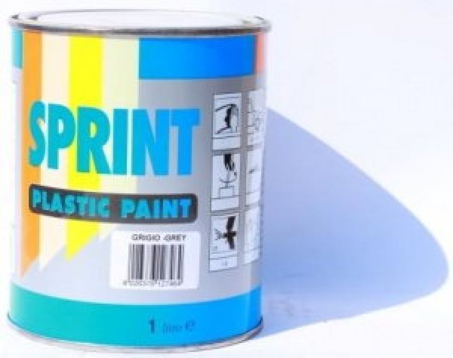 1ltr Sprint Bumper Paint Grey or Black